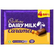Cadbury Dairy Milk Caramel Chocolate Bar (4 Pack) - Bars