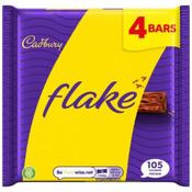 Cadbury Flake Chocolate Bar 4 Pack - Bars