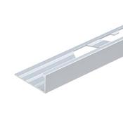 12.5mm Trim Chrome Aluminum Straight Edge x 25 4553 - Wholesale Welding Supplies
