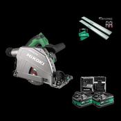 HIKOKI 165MM CORDLESS PLUNGE SAW KIT WITH RAIL - Wholesale Welding Supplies