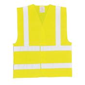 Bizweld Hi-Vis Vest With Flame - Wholesale Welding Supplies