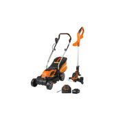 Cordless Lawnmower &amp; Grass Trimmer Twin Pack LM-G32 &amp; LT-G30 (1 x 2.5ah) - Wholesale Welding Supplies