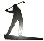 Golfer Silhouette (5mm Thick Steel) - Wholesale Welding Supplies
