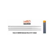 PK3 3MM 1/8 BAHCO CHAINSAW FILE 168-6-3.2-3P - Wholesale Welding Supplies