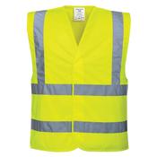Portwest C470 Two Band Hi-Vis Yellow Vest - Wholesale Welding Supplies image