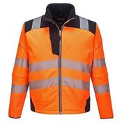 T402 - PW3 Hi-Vis Softshell Jacket Orange/Black - Medium - Wholesale Welding Supplies image