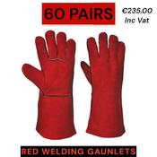 Red Economy 14" Welding Gloves – 60 Pairs Deal image