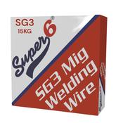 Super 6 SG3 Steel MIG Wire 0.8mm 15kg Pallet