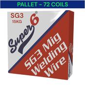 Super 6 SG3 Steel MIG Wire 15kg 1.2mm – High Performance