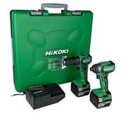 KC18DDX 18V Brushless Twin Kit DV18DD Combi Drill &amp; WH18DD Impact Driver (2x5Ah) - Wholesale Welding Supplies image