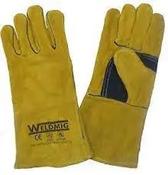 WELDMIG Premium Gold Gaunlets Kevlar Stitched - Wholesale Welding Supplies image