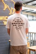 Wicklow Wolf 'Beer Brewed Better' White T-Shirt