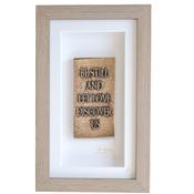 Be still and let love discover us (framed) (John O'Donohue) image