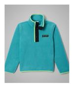 HELVETIA II HALF SNAP FLEECE (AGES 4-8) - TEAL, BLACK