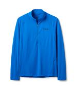 SONIC LONG SLEEVE ZIP BASELAYER - MAYA BLUE