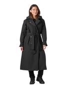AVENUE INS LONG TRENCH COAT - WOMEN'S- BLACK image