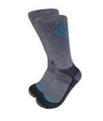 MERINO MIDWEIGHT SOCKS - TWIN PACK - GREY image