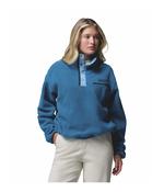 HELVETIA II CROPPED HALF SNAP FLEECE WOMEN'S - PHOENIX BLUE, RAINY DAY image