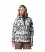 BENTON SPRINGS PRINTED 1/2 SNAP WOMEN'S - CIRRUS GREY, SKETCHUP