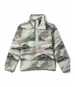 KID'S HELVETIA II PRINTED HALF SNAP FLEECE - SEDONA SAGE SUMMITS, TEA LIGHT image