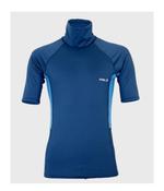 CRUZ JUNIOR SHORT SLEEVE RASH VEST (AGES 6-10) - NAVY image