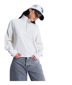 CAREFREE COOL LONG SLEEVE  HALF ZIP TOP - COCONUT MILK image