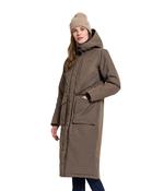 LEYA WOMENS PARKA LONG 4 - MOCHA BROWN image