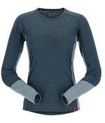WOMEN'S SYNCRINO BASE LONG SLEEVE TEE - ORION BLUE image