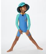 MYSTIC UPF LONG SLEEVE SPRING SUIT - BLUE YONDER (AGES 1 TO 8) image