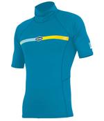 CRUZ JUNIOR SHORT SLEEVE RASH VEST (AGES 12 - 16) - BLUE image