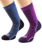WOMEN'S 1000 MILE SINGLE LAYERED TREK SOCK TWIN PACK image