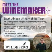 Meet the Winemaker | Wildeberg | Friday 25th September 2026