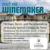 Meet the Winemaker | Chateau du Tertre | Wednesday 4th November 2026