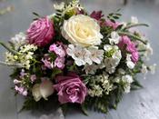 Pink and White  posy