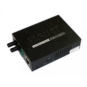 Planet FT-801, 10/100BASE-TX to 100BASE-FX (ST, MM) Bridge Media Converter -- 2km
