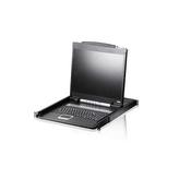 Aten 17 in. Single Rail LCD Console CL1000M