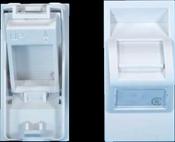 CNET 25x50 Keystone Angled Snap Out Bezel White