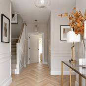 Baum Washed Oak Herringbone (Laminate Flooring) image
