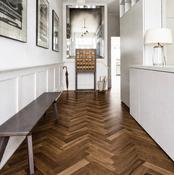 Sample of Fika Fumed Oak Herringbone