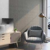 Grey Oak Wall Panel (3 Sided Veneer)