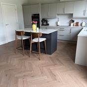 Sample of Forest Oak Herringbone