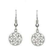 CELTIC LEGEND ROUND KNOTWORK EARRINGS image