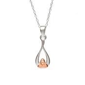TRINITY TEAR DROP PENDANT image
