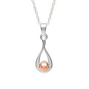 CLADDAGH TEAR DROP PENDANT image