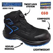 TUFFGRIP Twist Lock Safety Boot + Free Socks &amp;amp; Gloves