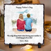 Personalised Father's Day Slate - From Mother to Son
