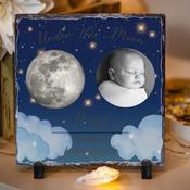 Personalised Slate for Baby - Under This Moon