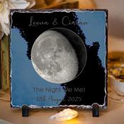 Personalised Slate for Couples - Our Moon