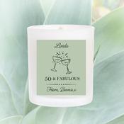 Personalised Scented Candle for Birthdays - Fabulous