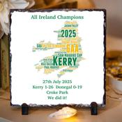 Personalised GAA Slate - Kerry All-Ireland Champions image